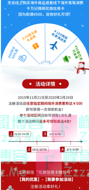 花旗银行xing/用卡星巴克、亚马逊、携程券，你领了吗（截止2月29日）