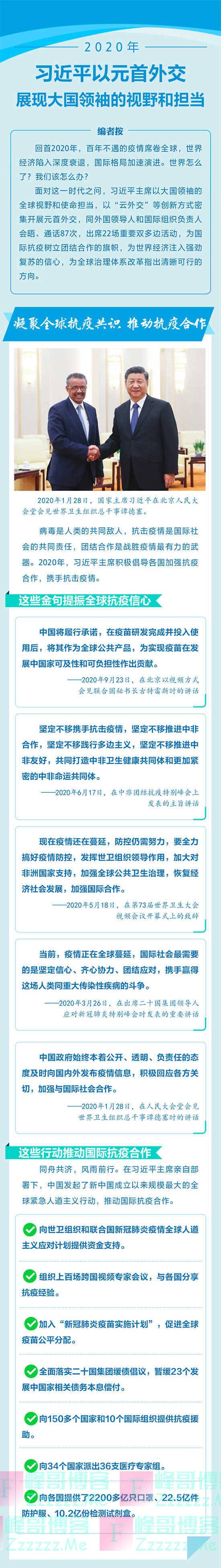 2020年 习近平展现大国领袖担当