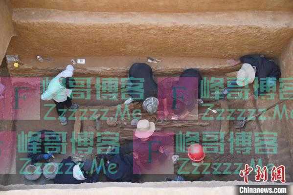 陕西发现一完整西汉早期墓葬 出土罕见陶仓装满小米