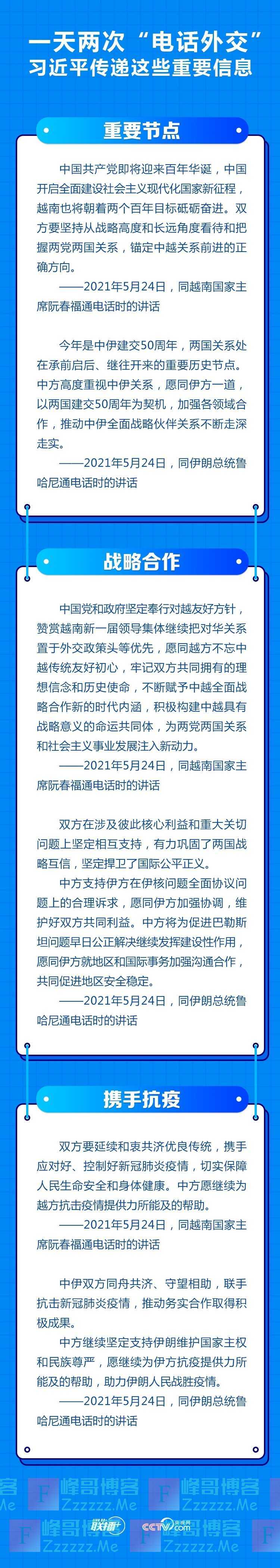 一天两次“电话外交” 习近平传递这些重要信息