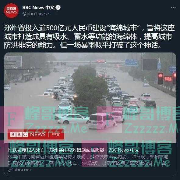 德国记者借洪灾抹黑中国，郑州市民挺身而出，先管好你们国家！