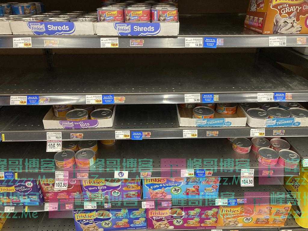货架空空！美国部分超市取消折扣和促销 应对供应链危机