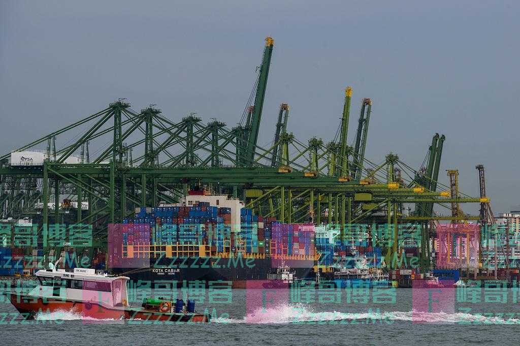 新加坡港海运拥堵加剧 部分路线集装箱价格翻10倍