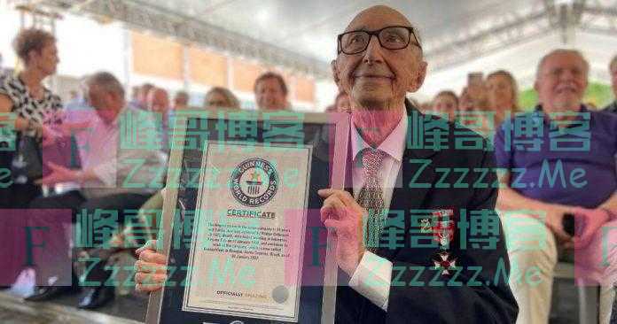 创世界纪录！这位巴西百岁老人在一家公司工作84年