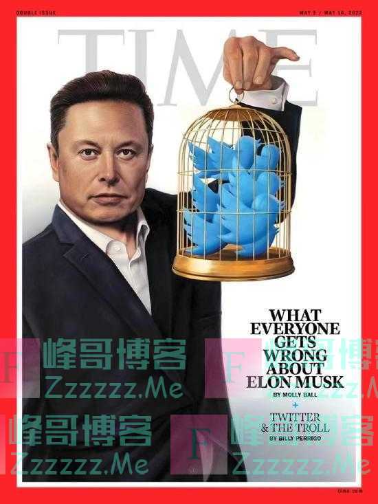 蓝色小鸟入笼，马斯克再登《时代》封面：人们误解他了吗