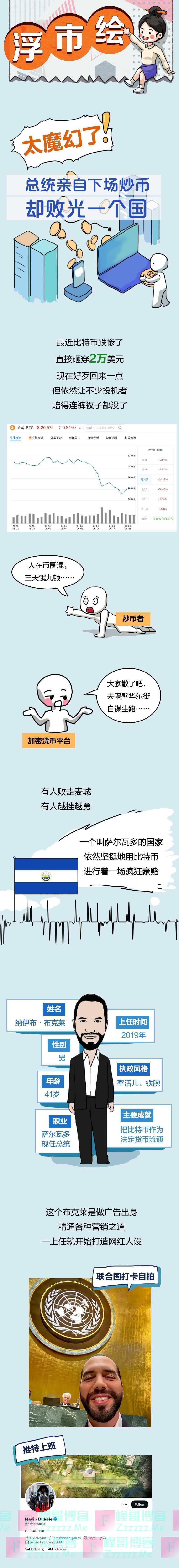 太魔幻了！ 总统亲自下场炒币败光一个国，却还要建一座比特币之城