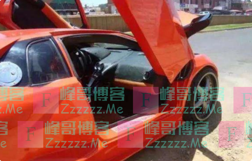 1.5万元买的兰博基尼，车头悬挂66666车牌，交警看到就拦