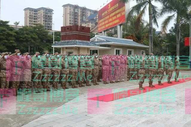 南部战区各部队隆重举行升旗仪式迎新年