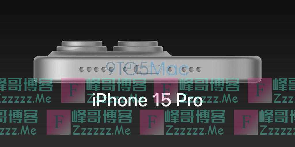 苹果iPhone 15 Pro渲染图曝光：改用USB-C端口、相机更凸起