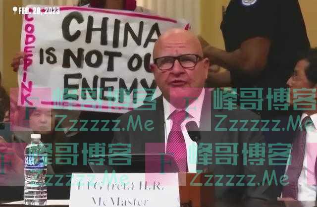 又是她！举起“中国不是我们的敌人”