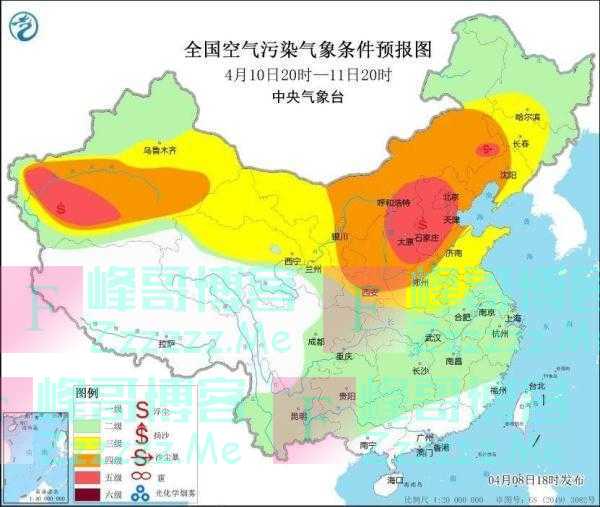 中央气象台继续发布沙尘暴蓝警：9-11日北方有沙尘天气