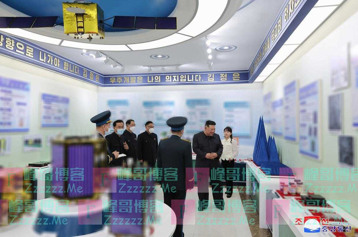 金正恩携女儿金主爱视察朝鲜国家宇宙开发局，指示如期发射侦察卫星