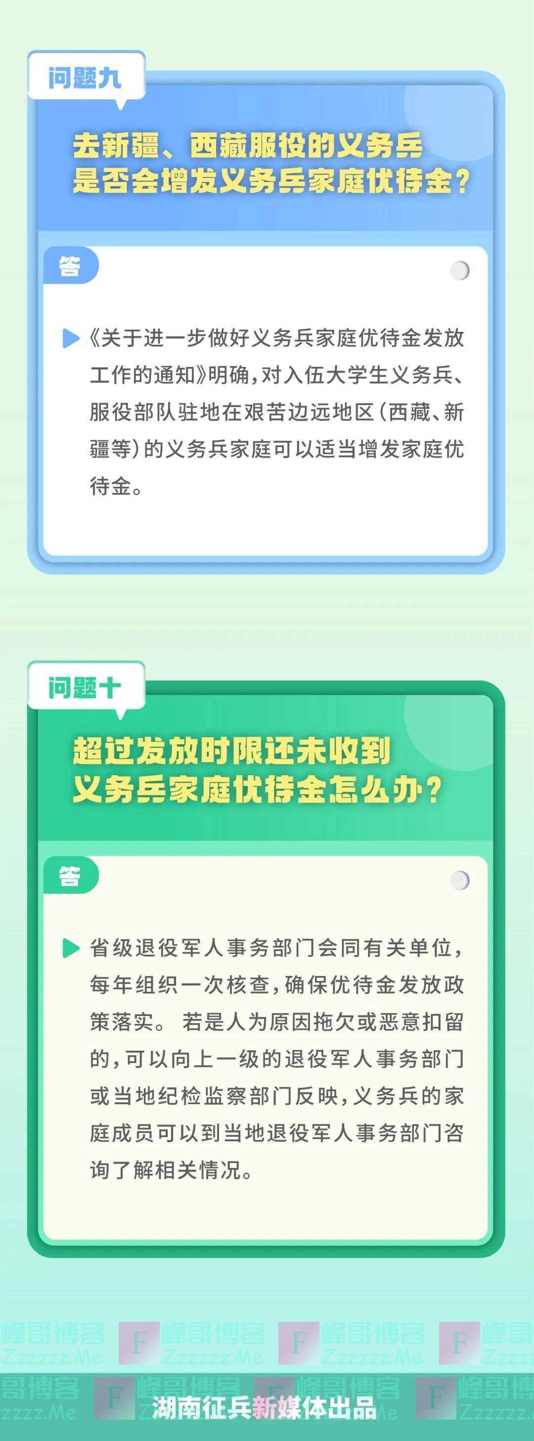 义务兵家庭优待金什么时候发放？详解来了！