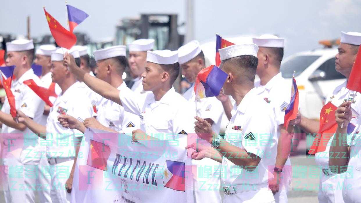 中国海军戚继光舰抵达菲律宾进行友好访问 菲方热烈欢迎