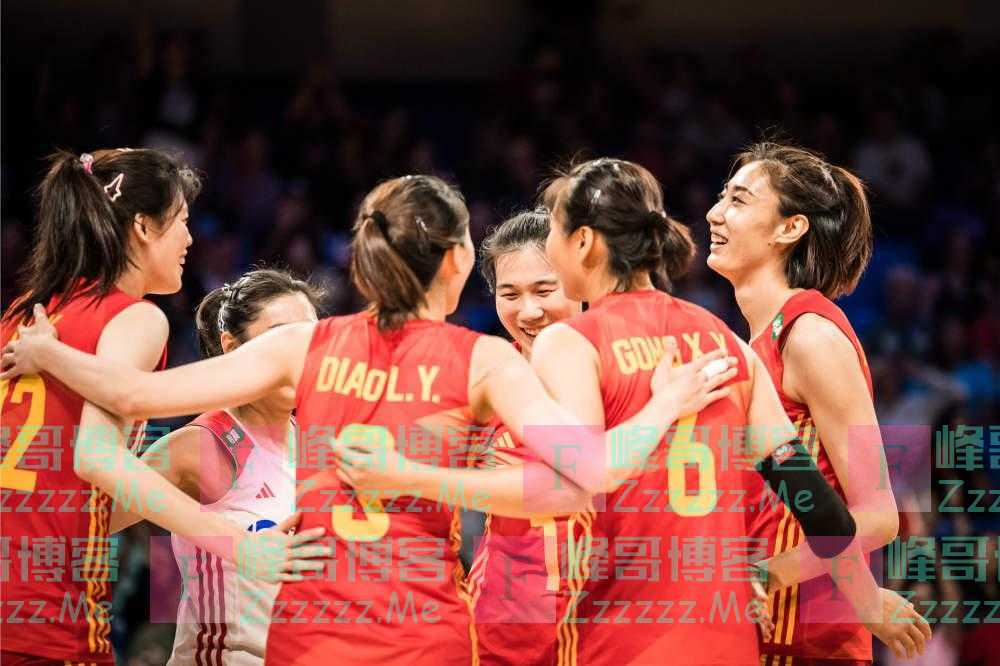 中国队战胜巴西队挺进世界女排联赛总决赛四强