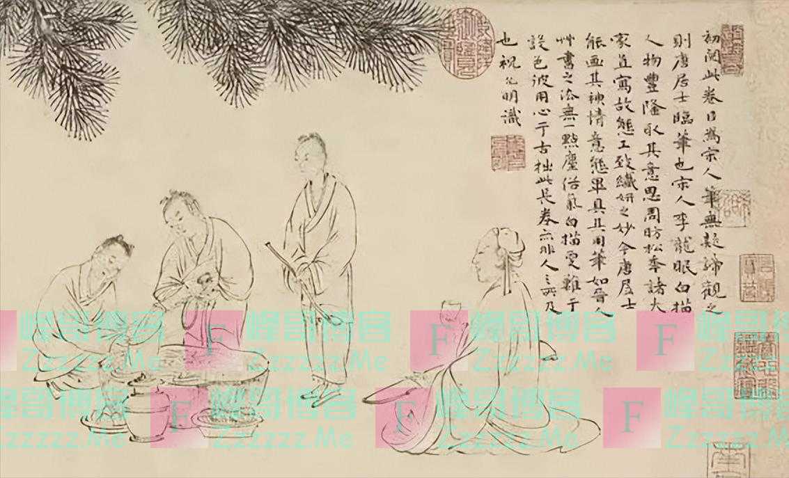 “唐伯虎的画，祝枝山的字”，一幅作品欣赏两位大师的杰作