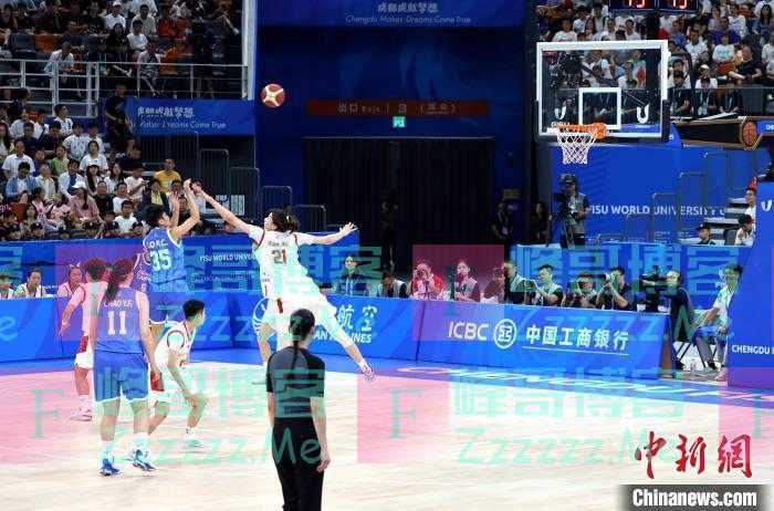 （成都大运会）中国女篮大胜中国台北闯进决赛