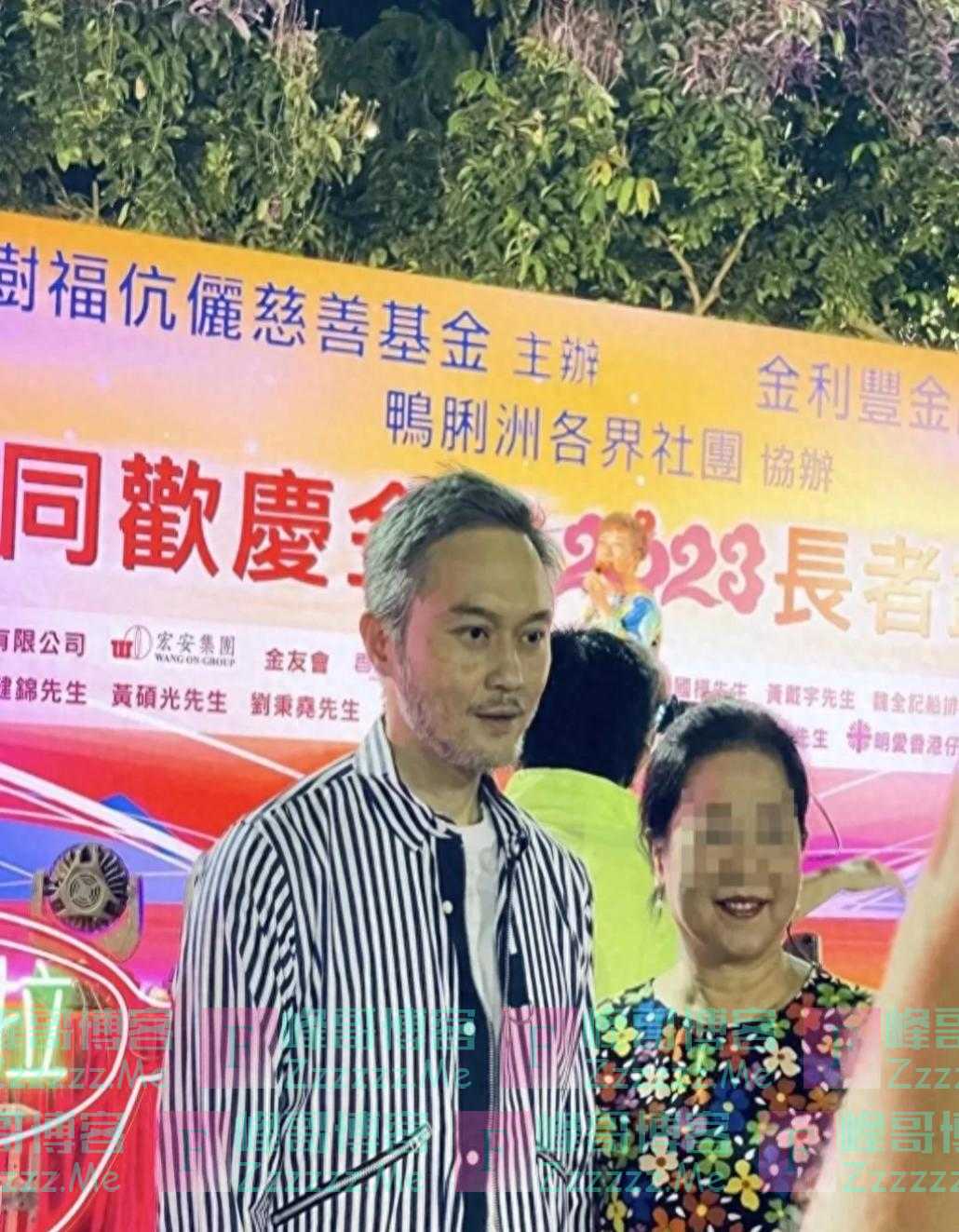 52岁张智霖出警局后首现身,头发花白、老人斑明显,全程无交流