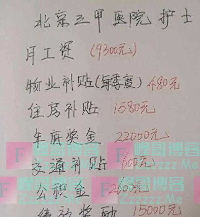 曝光一张北京三甲护士工资单：揭开真相，谁在说谎一目了然！