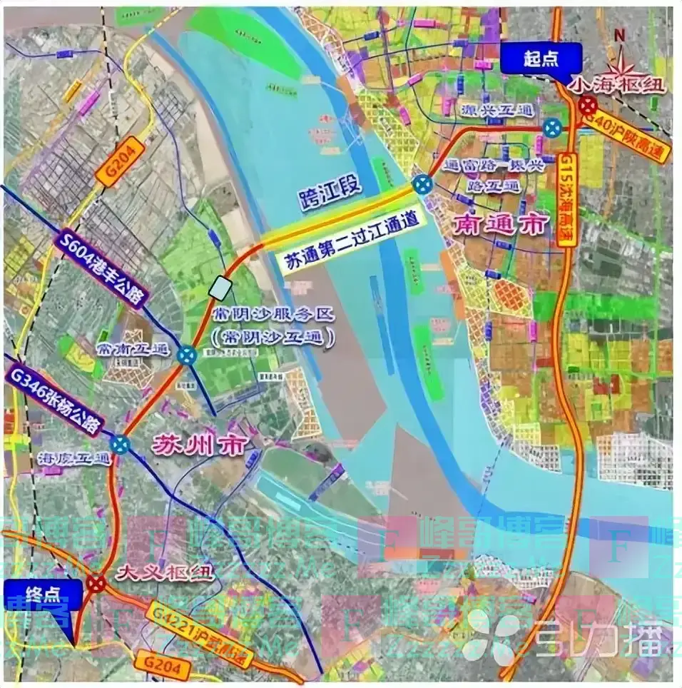 张家港又一过江通道明年开建