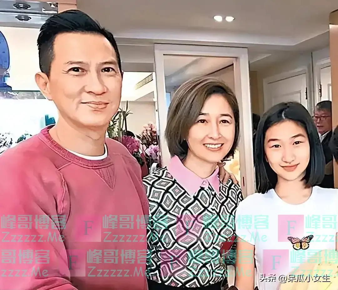 张家辉女儿已17岁,看到她的正面照,才明白张家辉基因有多强大