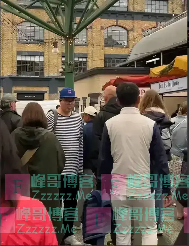 马云在国外低调现身,独自逛伦敦菜市场,落寞衰老,不见往日风采