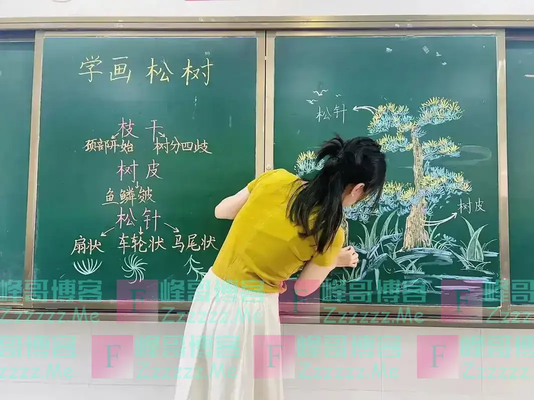 女老师因“板书幼态”, 被家长告到 学校停职, 师范生道出真实原因