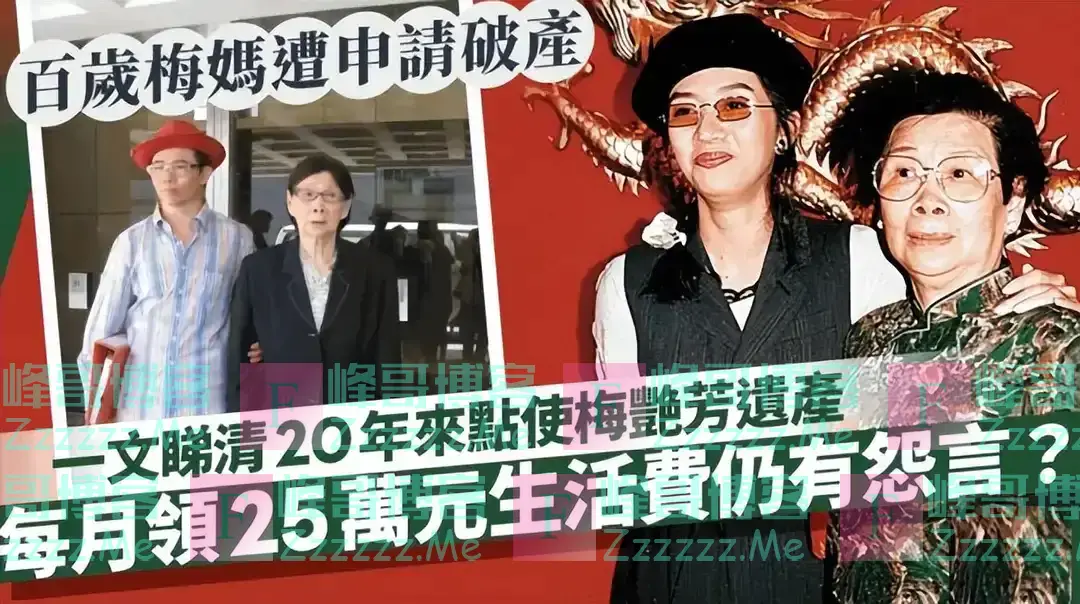 梅艳芳7000万遗产已花光,梅妈被申请破产,昔日奢侈生活曝光