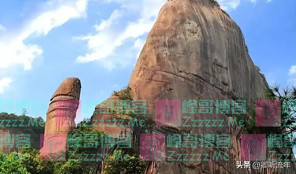 丹霞山,两块石头太像生殖器而走红,游客直言:大自然的鬼斧神工