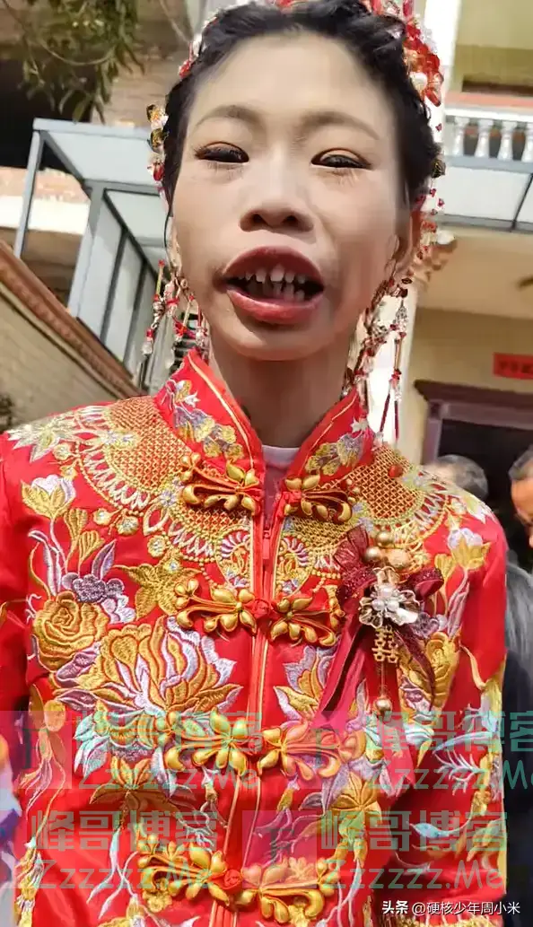 江西一对新人结婚，新娘的长相一言难尽，男生：娶到老婆就不错了