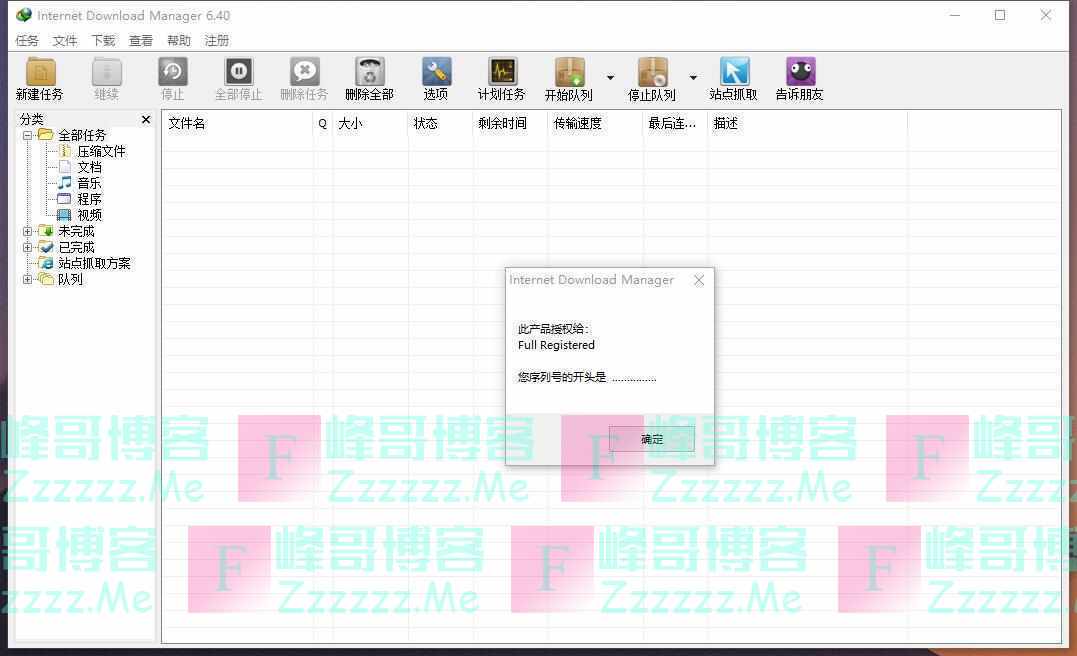 Internet Download Manager V6.40.1.1 IDM下载器中文绿色破解版下载