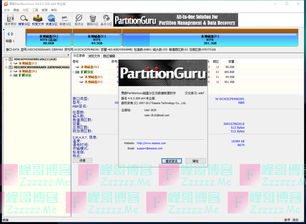 DiskGenius/PartitionGuru V4.9.5.508 DiskGenius数据恢复软件永久专业破解版下载